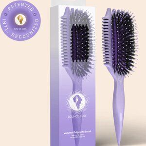 Bounce Curl Volume EdgeLift Brush (Purple)